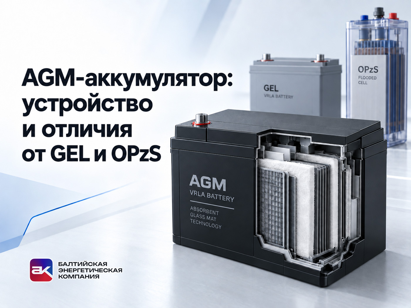 AGM-аккумулятор: устройство и отличия от GEL и OPzS