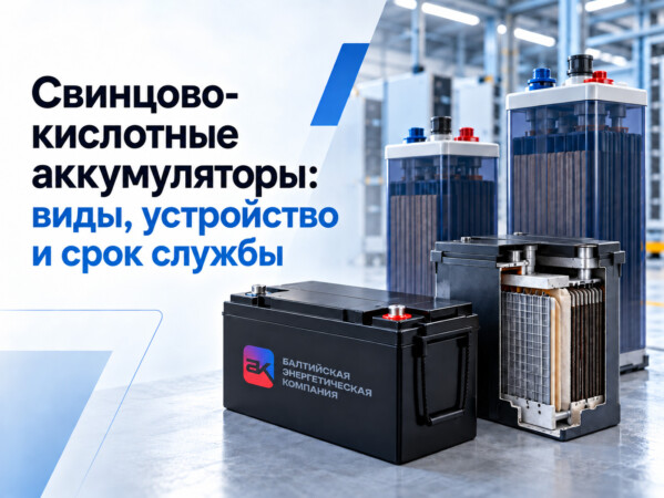 Свинцово-кислотные аккумуляторы: виды, устройство и срок службы